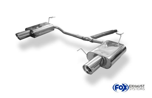 Endschalldämpfer rechts/links - 1x100 Typ 17 rechts/links passend für: Honda Accord VIII (Bj. ab 2008) CU1